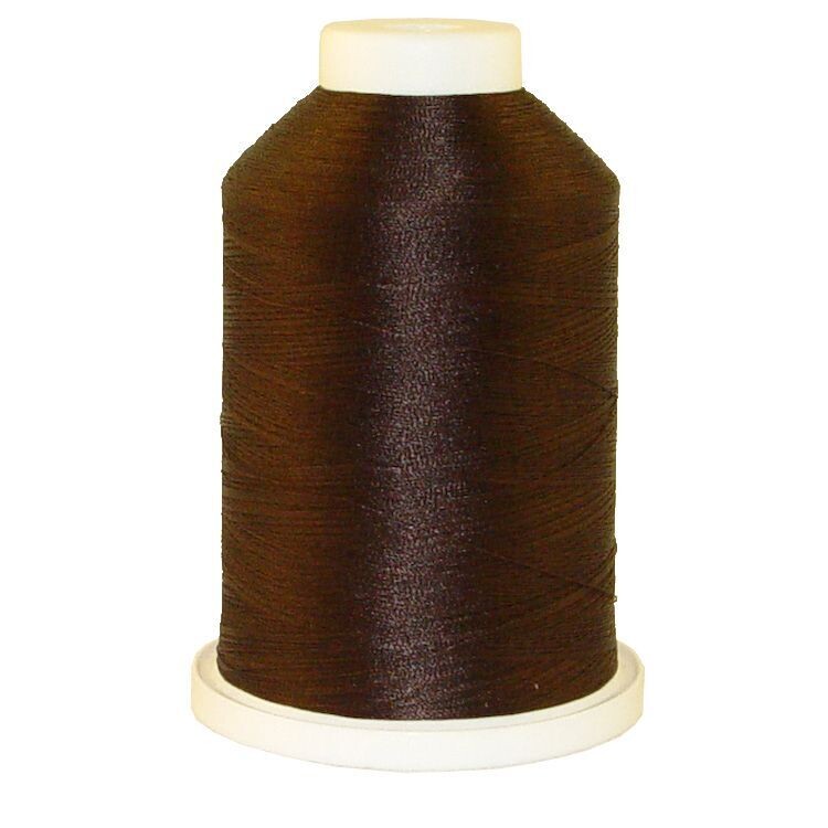Dark Brown # 1148 Iris Polyester Embroidery Thread - 600 Yd Snap Spool