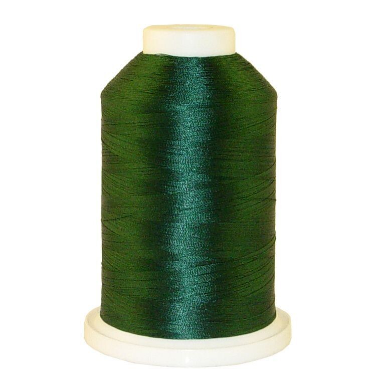 Dark Forest Teal # 1196 Iris Polyester Embroidery Thread - 600 Yd Snap Spool