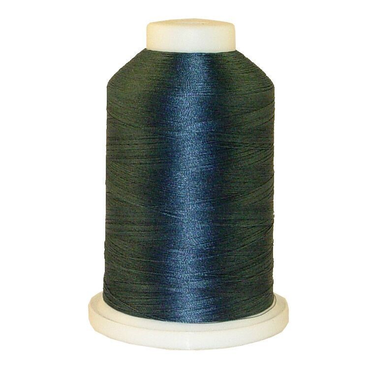 Grey Aqua # 1228 Iris Polyester Embroidery Thread - 600 Yd Snap Spool