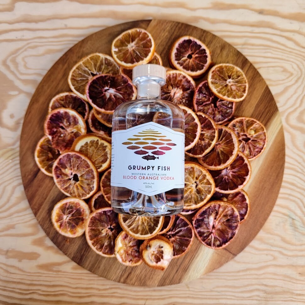 Grumpy Fish Blood Orange Vodka 500ml