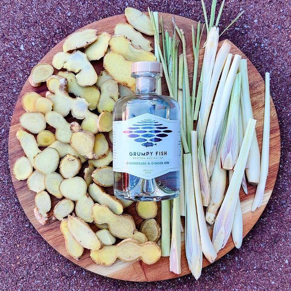 Lemongrass &amp; Ginger Gin 500ml