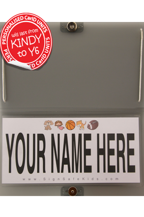 Personalised Car-ID Complete Single Kit (+P&amp;H)