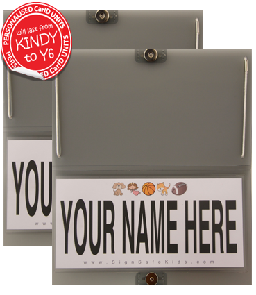 Personalised Car-ID Complete Twin Kit (+P&amp;H)