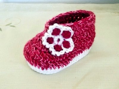 Flower Toddler Booties