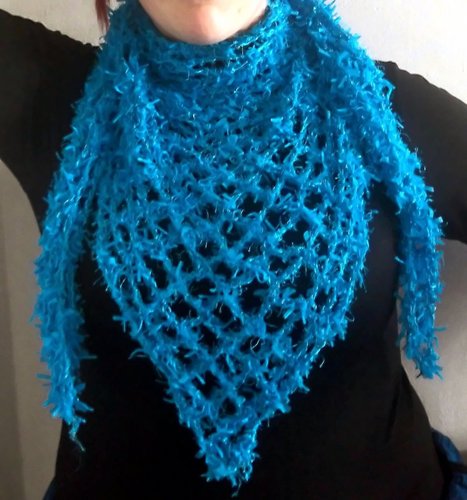 Easy Romantic shawl