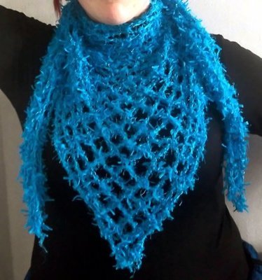 Easy Romantic shawl