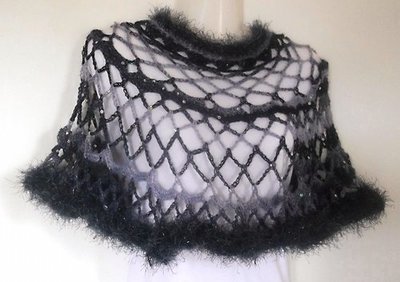 Romantic lace shawl