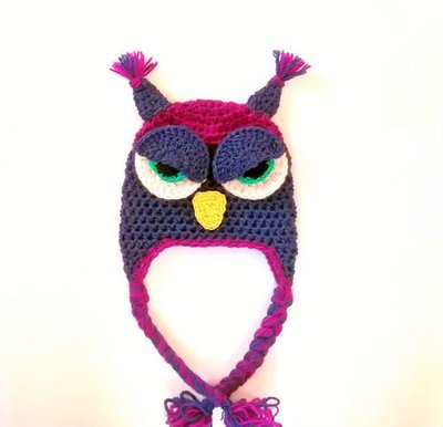 Angry Owl Hat Crochet Pattern