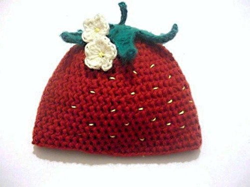 Strawberry Hat Crochet Pattern