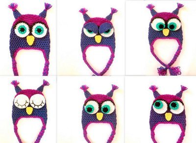 Owl Hat - Angry Owl Hat Crochet Pattern