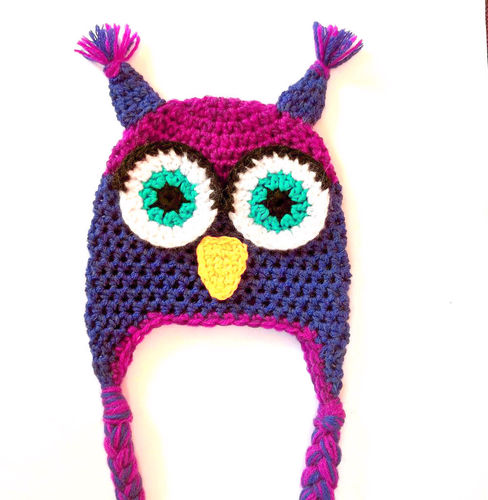 Owl Hat Crochet Pattern