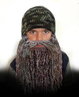 Duck Dynasty Hat and Beard Easy Crochet Pattern