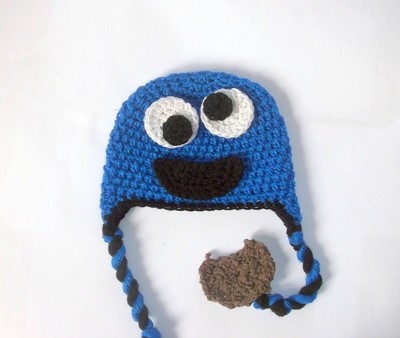 Cookie Monster Hat Crochet Pattern