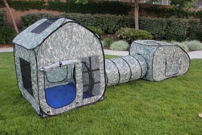Playhouse/Tank Pop-Up Play Tent - (Camouflage)
