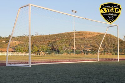 Special Coated 24' x 8' Soccer Goal, Two Nets, Regulation Size