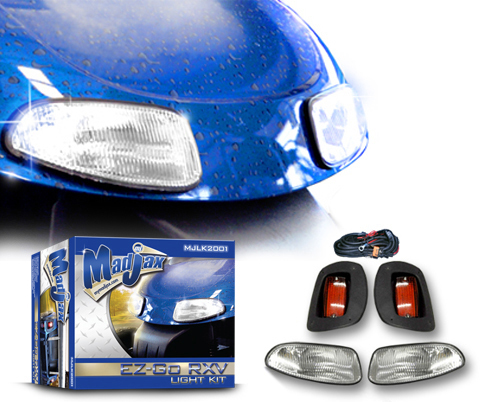Light Kit. Will fit *E-Z-GO® *RXV® Golf Carts. With up-gradable harness.