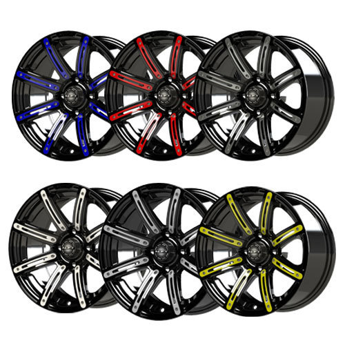 Mirage 10x7 Black Wheel Color Insert Options (inserts only)