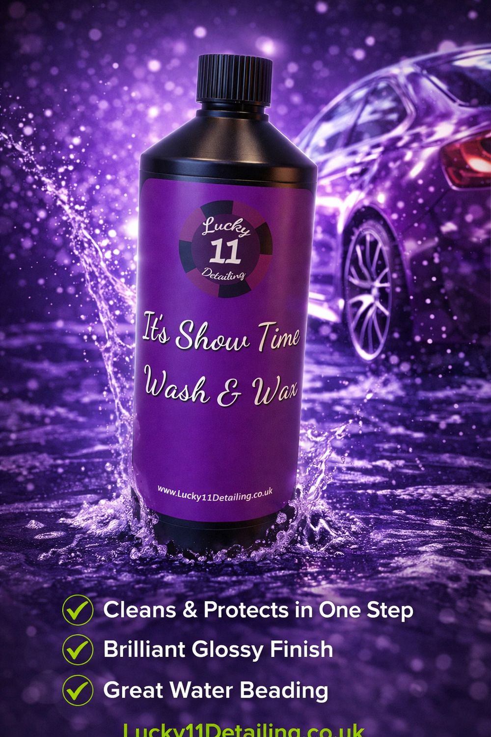 It’s Show Time Shampoo And Wax 1L