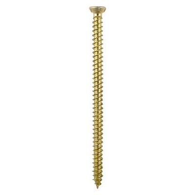 Multi-Fix Concrete Screw - Countersunk - Yellow