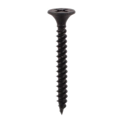 Drywall Metal Stud Plasterboard Screws - PH - Bugle - Fine Thread - Black