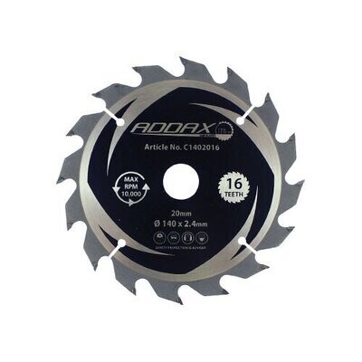 Circular Saw Blade - General Purpose - Coarse/Medium - 184 x 16 x 24T