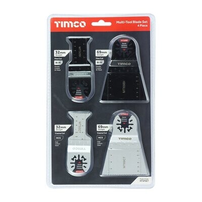 Multi-Tool Blade Sets - 4 Piece Set