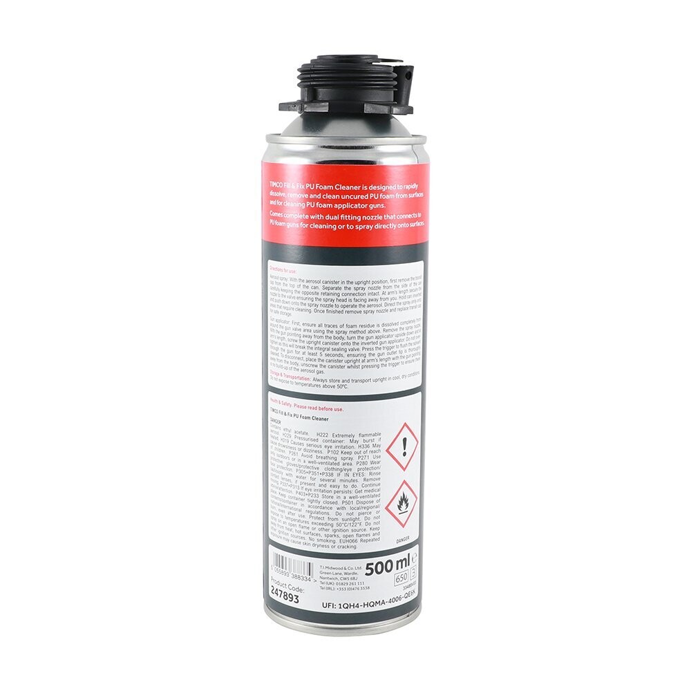 Fill & Fix PU Foam Cleaner - 500ml