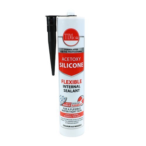 Acetoxy Silicone - Clear, Black & Brown