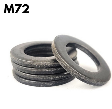 M72 Flat Rounder Steel Washer - Form E - Self Colour
