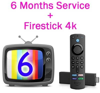 6 Months Service + Firestick