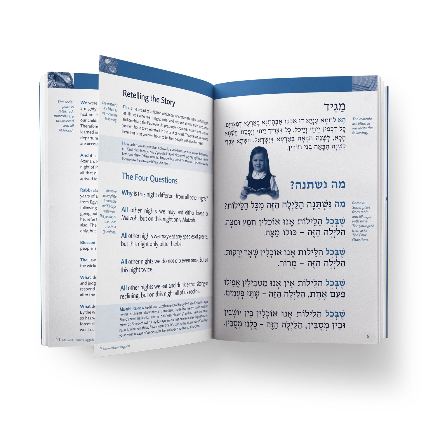 2 Maxwell House Haggadahs