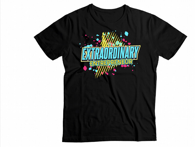 Neon Extraordinary Entrepreneur Graphic Tee