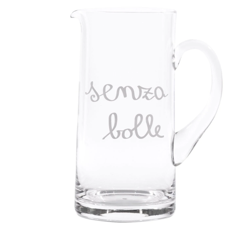 Brocca in vetro soffiato lt.1,2 Senza Bolle Simple Day