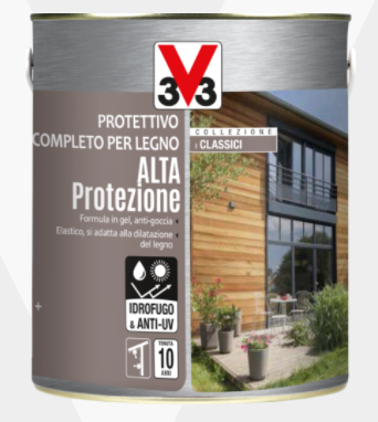 Impregnante all'acqua col.incolore Alta Protezione V33