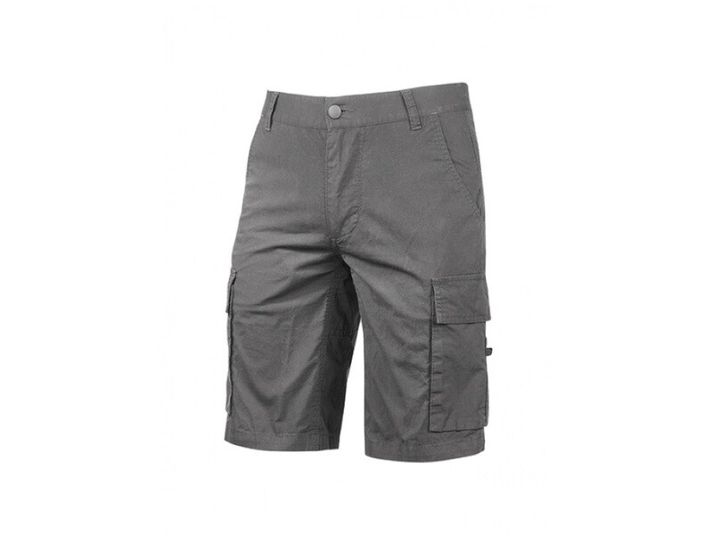 Bermuda in cotone elasticizzato col.grey iron Summer U-Power