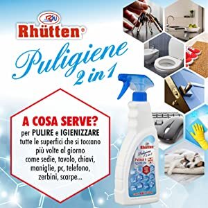 Detergente igienizzante Puligiene 2 in 1 lt.2 Rhutten