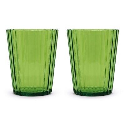 Set 2 bicchieri in acrilico col.verde Wd Lifestyle