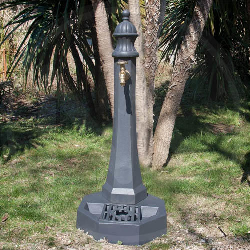 Fontana a pavimento in ghisa Carinzia Papillon