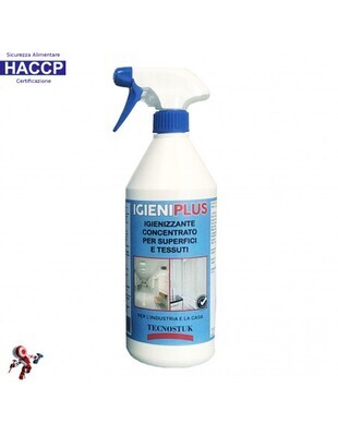Detergente igienizzante spray superfici e tessuti lt.0,75 Igieniplus Tecnostuk