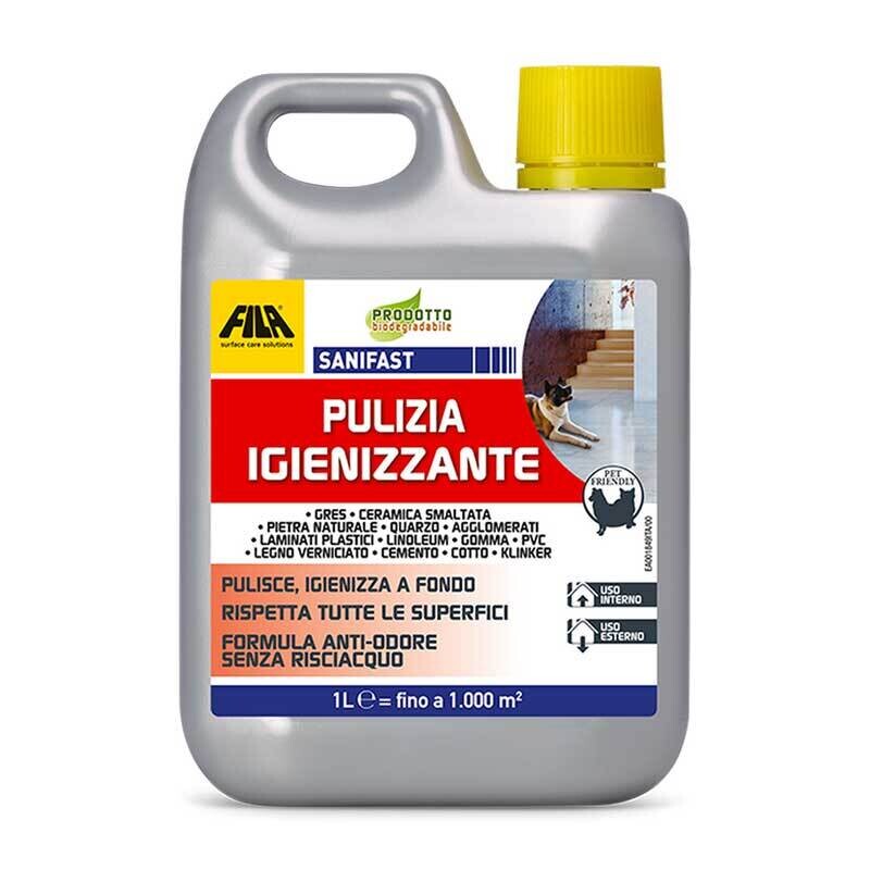 Detergente igienizzante per superfici lt.1 Sanifast Fila