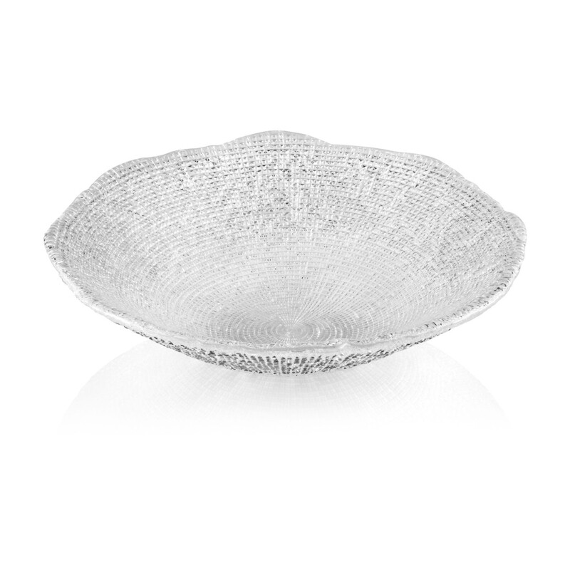 Ciotola bolo trasparente diam.33 Diamanté Ivv