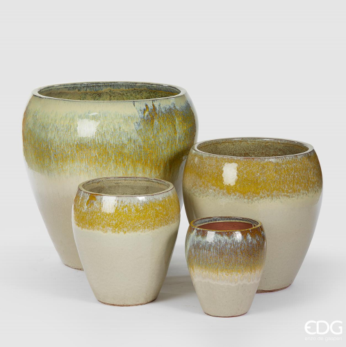 Vaso in ceramica da interno/esterno Glaze Edg Enzo De Gasperi