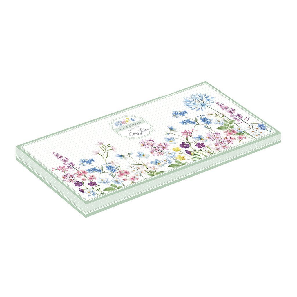 Piatto ovale 33x15 in porcellana Floraison Easy Life