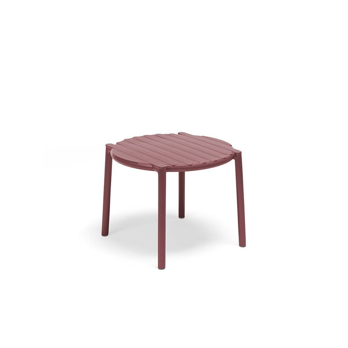 Tavolino in resina fiberglass col.marsala Doga Table Nardi Outdoor