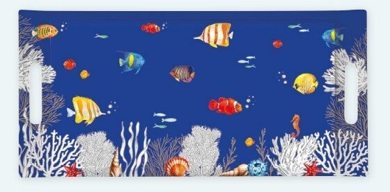 Vassoietto con manici in melamina 40x19 Aquarium Easy Life