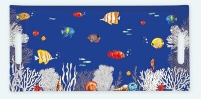 Vassoietto con manici in melamina 40x19 Aquarium Easy Life