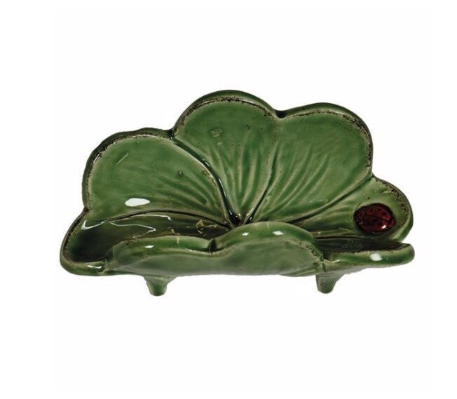 Portatovaglioli quadrifoglio in ceramica Prato Virginia