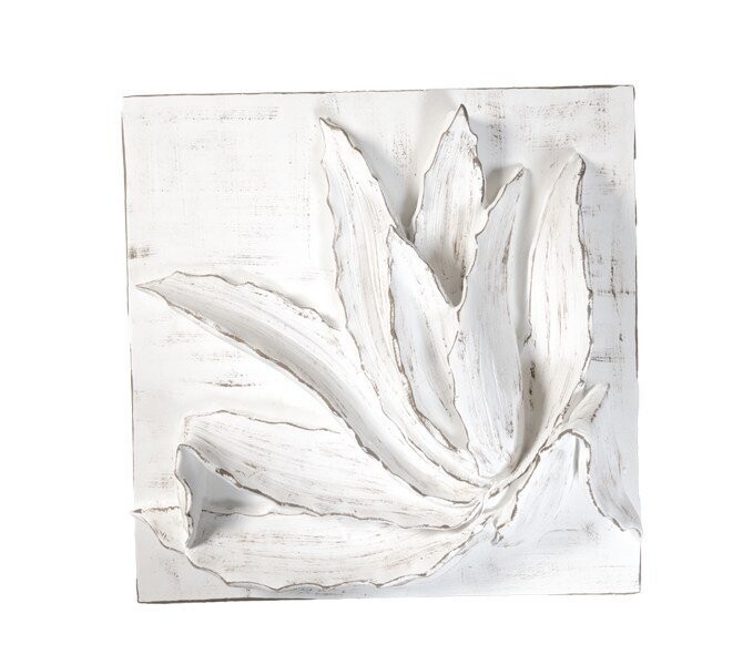 Placca da muro agave col.bianco 25x25 Virginia Casa