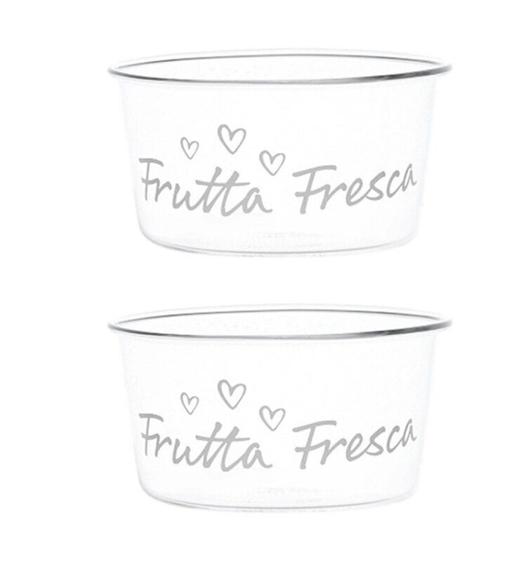 Set 2 coppette frutta Frutta Fresca Simple Day