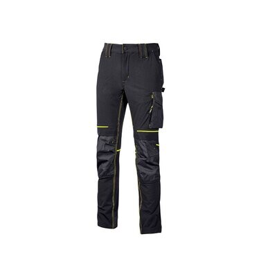 Pantaloni stretch col.black carbon Atom U-Power